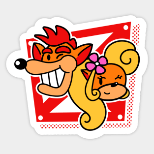 A couple of bandicoots  III Sticker